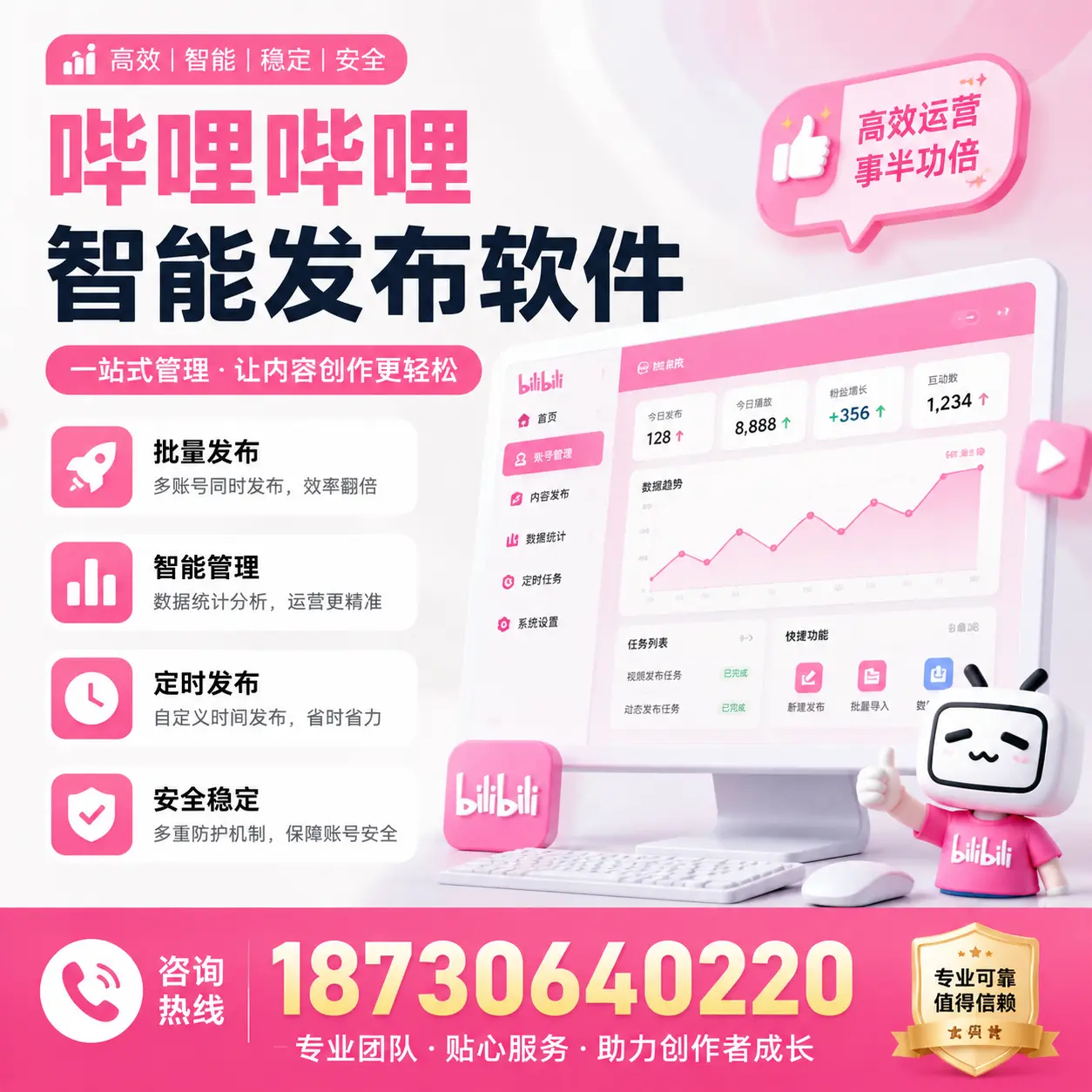 如何评估哔哩哔哩智能发布软件的ROI?淮北 企业必读